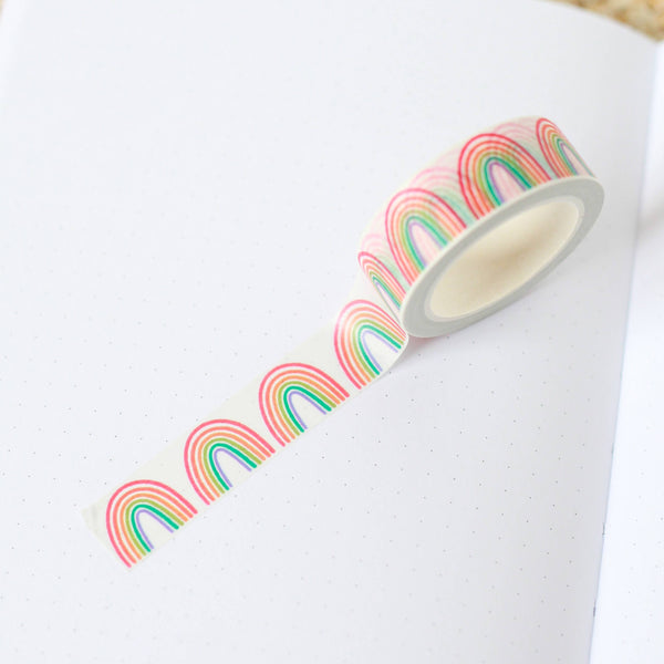 Rainbow Print Washi Tape