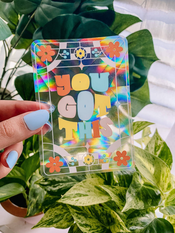 You Got This Rainbow Catcher Window Decal