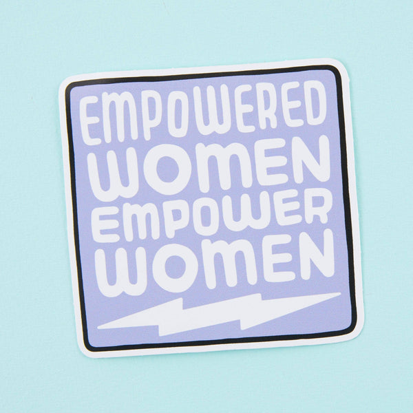 Empowered Women - Purple Vinyl Sticker