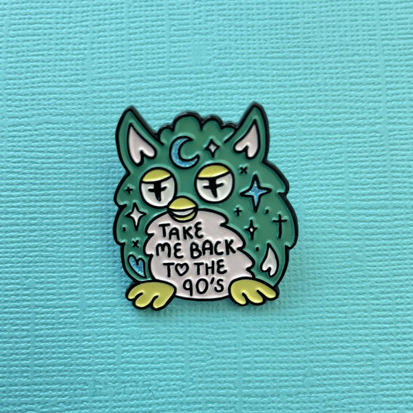 90's Nostalgic Furby Enamel Pin