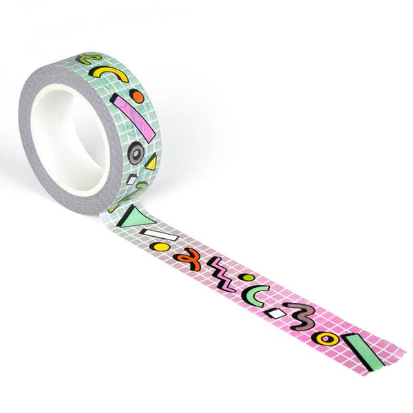 Rad Geometric Print Washi Tape