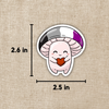Asexual Pride Flag Mushroom Sticker