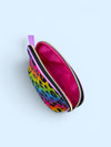 Rainbow Electric Leopard Zip Makeup Pouch