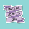 Invisible Disability Club Vinyl Sticker
