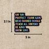 Say Gay Values Rainbow Sticker