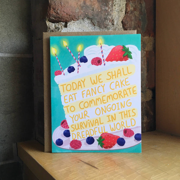 Fancy Cake Birthday Card