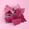 Hot Pink Meow Meow Enamel Pin (Silver)