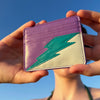 Lightning Bolt Card Wallet in Dance Magic
