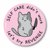 Kawaii Kitty Let's Try Revenge Vinyl Sticker