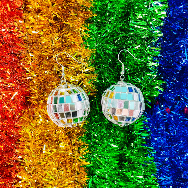 Disco Ball Earrings