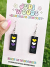 Non Binary Pride Bar Acrylic Earrings