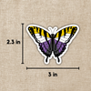 Nonbinary Pride Butterfly Sticker