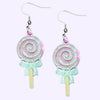 Pastel Iridescent Lollipop Acrylic Earrings