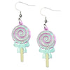 Pastel Iridescent Lollipop Acrylic Earrings