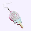 Pastel Iridescent Lollipop Acrylic Earrings