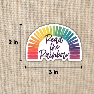Read the Rainbow Sticker