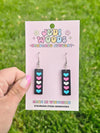 Transgender Pride Flag Bar Acrylic Earrings