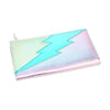 Lightning Bolt Zip Wallet in Iridescent Dream