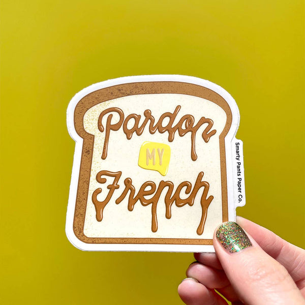 Pardon My French Vinyl Sticker