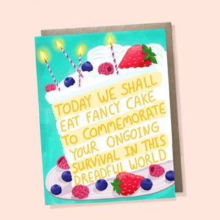 Fancy Cake Birthday Card