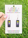 Non Binary Pride Bar Acrylic Earrings
