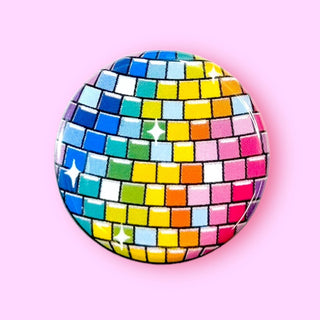 Rainbow Disco Ball Magnet