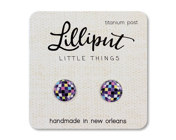 Pastel Disco Ball Earrings