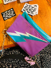 Lightning Bolt Romy Convertible Clutch in Dance Magic