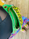 Yellow Electric Leopard Lisa Convertible Crossbody Belt Bag
