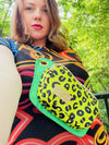 Yellow Electric Leopard Lisa Convertible Crossbody Belt Bag