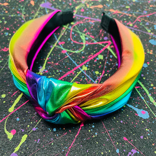 Rainbow Iridescent Headband