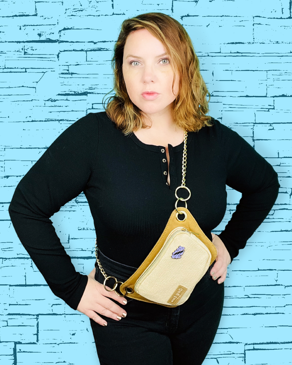 Slouchy Bag - Royal Blue Suede – Kim White Bags/Belts