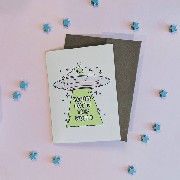 Outta This World Greeting Card
