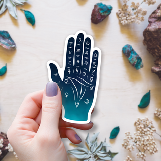 Palmistry Hand Sticker