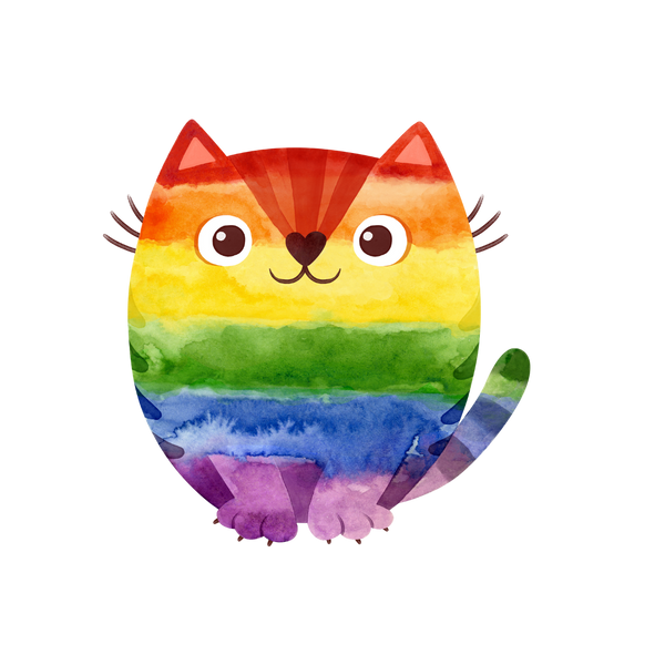 Pride Cat Sticker, Pride Stickers