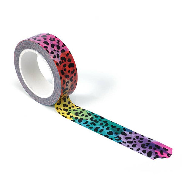 Rainbow Leopard Print Washi Tape