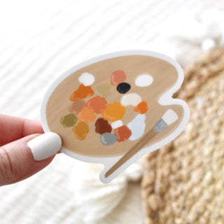 Paint Palette Artist Sticker