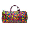 rainbow confetti print duffel bag