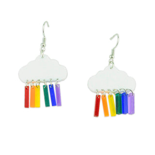 Rainbow Cloud Earrings