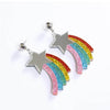 Rainbow Shooting Star Earrings