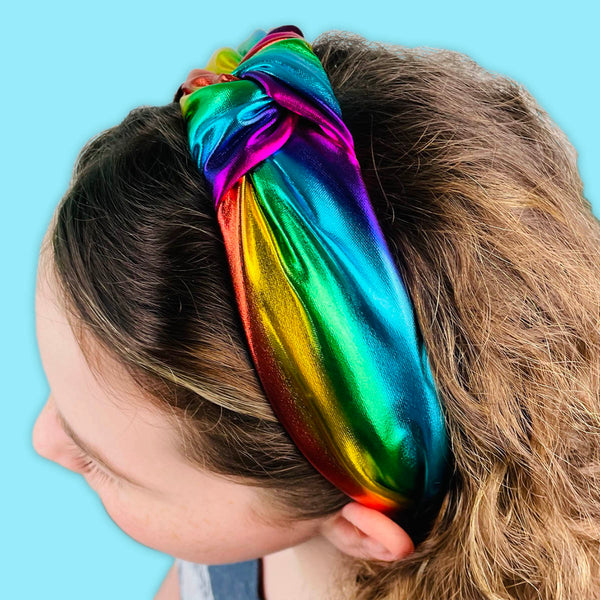 Rainbow Iridescent Headband