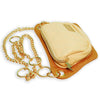caramel and cream straw lisa belt bag