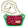watermelon leopard print lisa belt bag