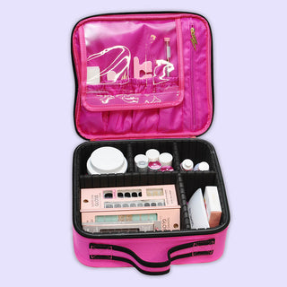 hot pink makeup case