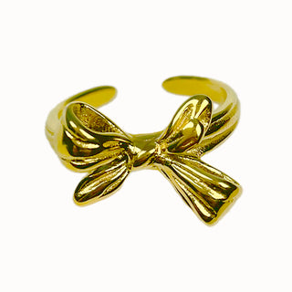 Gold Bow Ring