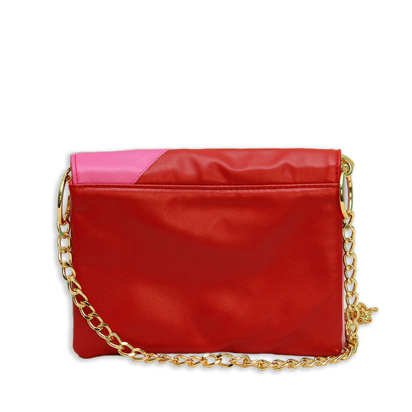 Lightning Bolt Romy Convertible Clutch in Paparazzi