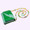 Pastel Rainbow Acrylic Chain Crossbody Strap