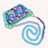 Pastel Tri-Color Acrylic Chain Crossbody Strap