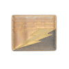 gold lightning bolt card wallet