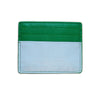 emerald green lightning bolt card wallet